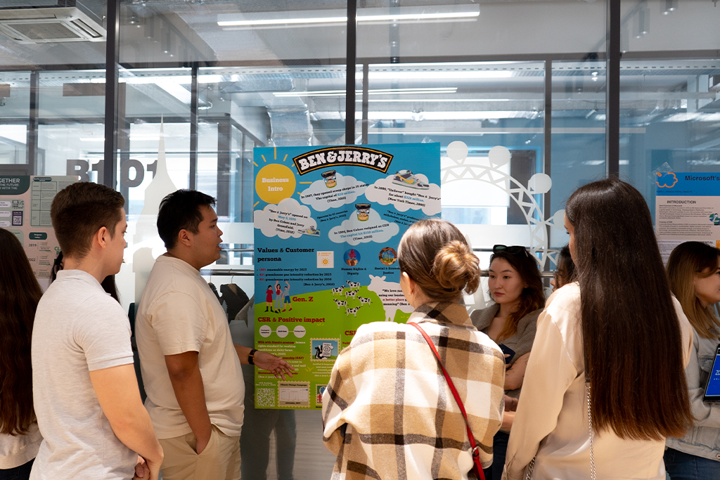 Successful Poster Exposition by 2nd Year BA Business and Marketing Students
